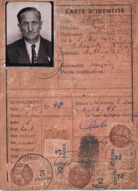 Ausweis Joseph Disch